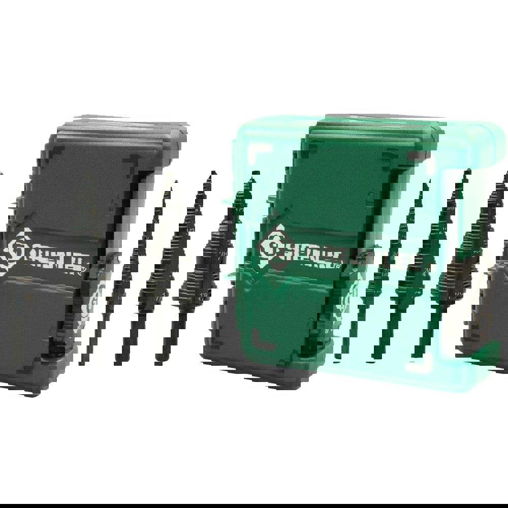 Drill Bit Set: Step Drill Bits, 3 Pc, 0.5